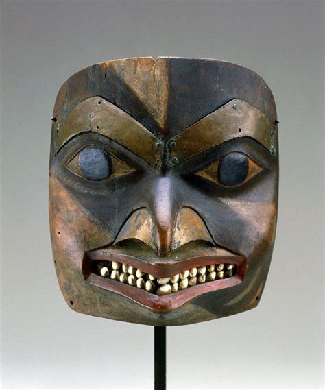 Tsimshian British Columbia Maskette 1780 1830 Courtesy American Federation Of Arts Diker No