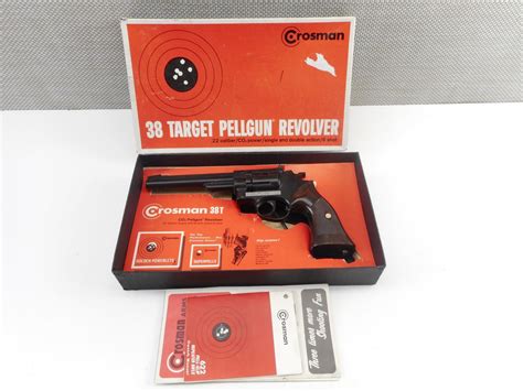Crosman Model 38 Target Pellgun Revolver Switzers Auction
