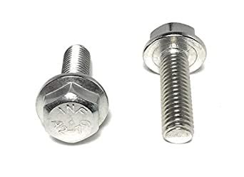 Amazon.com: M8-1.25 x 25 Stainless Steel Flange Bolt DIN 6921 A2 ...