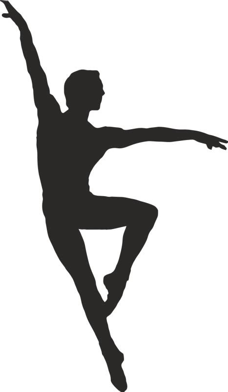 Ballet Clipart Images Male Ballet Dancer Silhouette Png Download