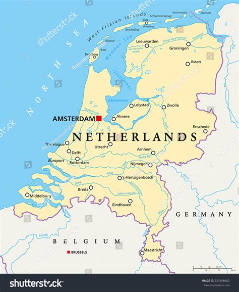 Niederlande Karte Tierwelt