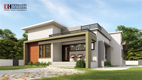 930 Sq Ft 2bhk Modern Flat Roof Elegant House Design Home Pictures