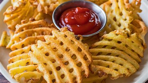 Waffle Fries In An Air Fryer Perfectly Crisp Bake It With Love