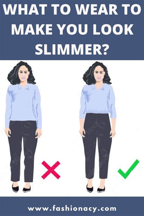 What To Wear To Make You Look Slimmer 5 Tips