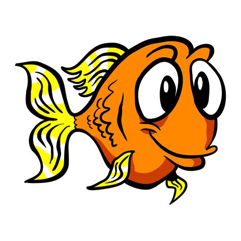 Goldfish Cartoon Vector Icon Download Free Vector Art