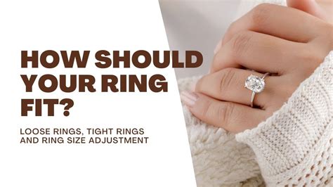 How Should A Ring Fit Loose Rings Tight Rings And Size Youtube