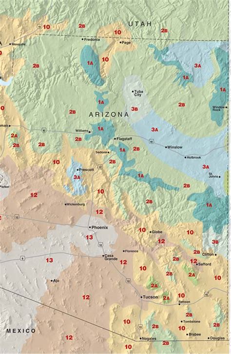Arizona Community Tree Council Inc How To Plant Map And Zones