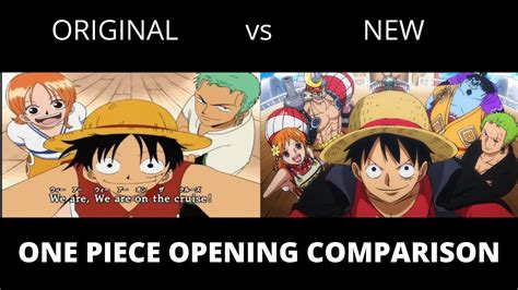 One Piece 1999 Vs One Piece Episode 1000 2021 New Opening