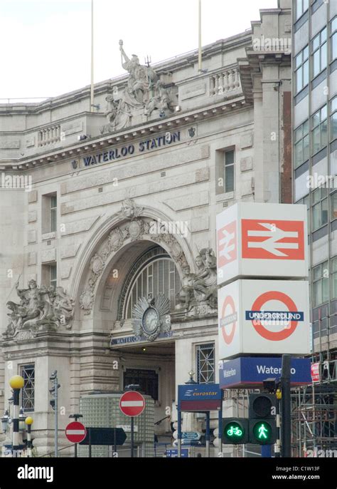Waterloo Station In London Stock Photo Alamy