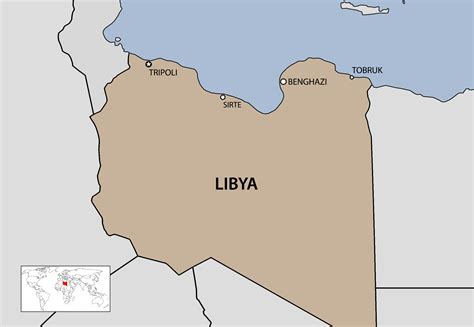 Where Is Libya On Map World Map