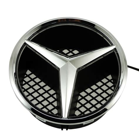 Motor Front Star Grille Emblem For Mercedes Benz Illuminated