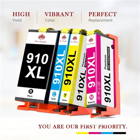 Compatible Hp 910xl Ink Cartridge 4 Pack Toner Kingdom