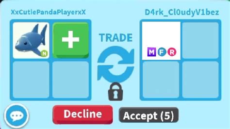 6 Big Offers For Neon Shark Traded Adopt Me Roblox Youtube