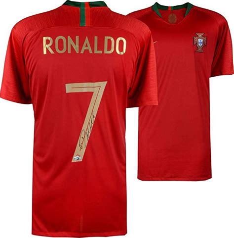Cristiano Ronaldo Portugal Autographed 2018 Jersey Fanatics Authentic