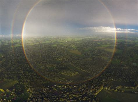 Circular Double Rainbow In The Sky Of The Netherlands