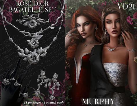 Dior Rose Bagatelle Set Vd21 Murphy X Bradford X Noctis Sims 4