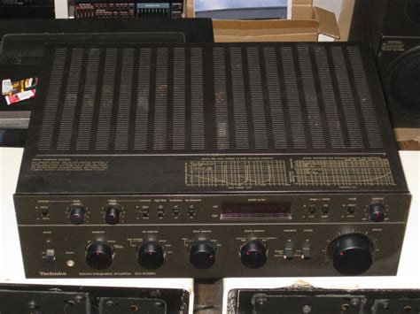 infrequent sound [sex tex] technology technics su 8088k stereo integrated amplifier 1979 made