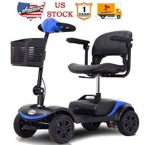 4 Wheel Mobility Scooter Heavy Duty Electric Motorized Scooters For