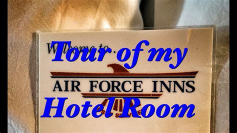Tour My Air Force Inn Hotel Room Youtube