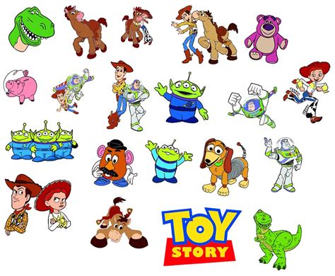 Digitalfil Toy Story Svgcut Filessilhouette Clipartvinyl Files