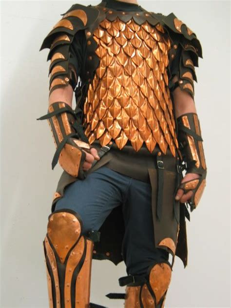 Scale Armour By ~brindacier On Deviantart With Images Larp Armor