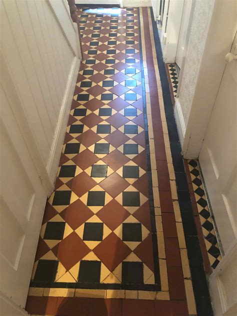 Renovating Edwardian Hallway Tiles In Worcester Cleaning And