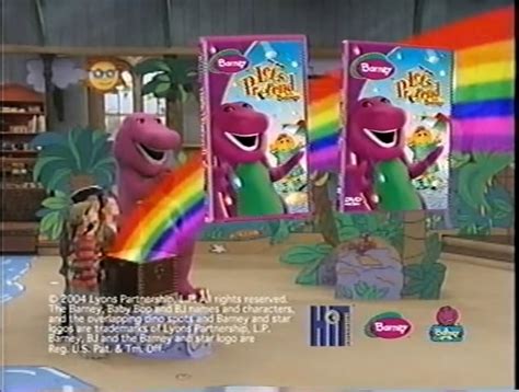 Opening And Closing To Barney Lets Pretend With Barney 2004 Hit