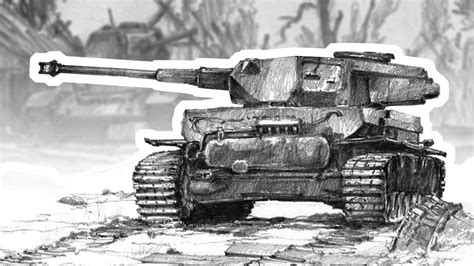 How To Draw A World War 1 Tank Ww1 Tanks German Dale Sylvia