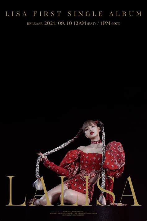 Update Blackpinks Lisa Shares D Day Poster For Her Solo Debut “lalisa