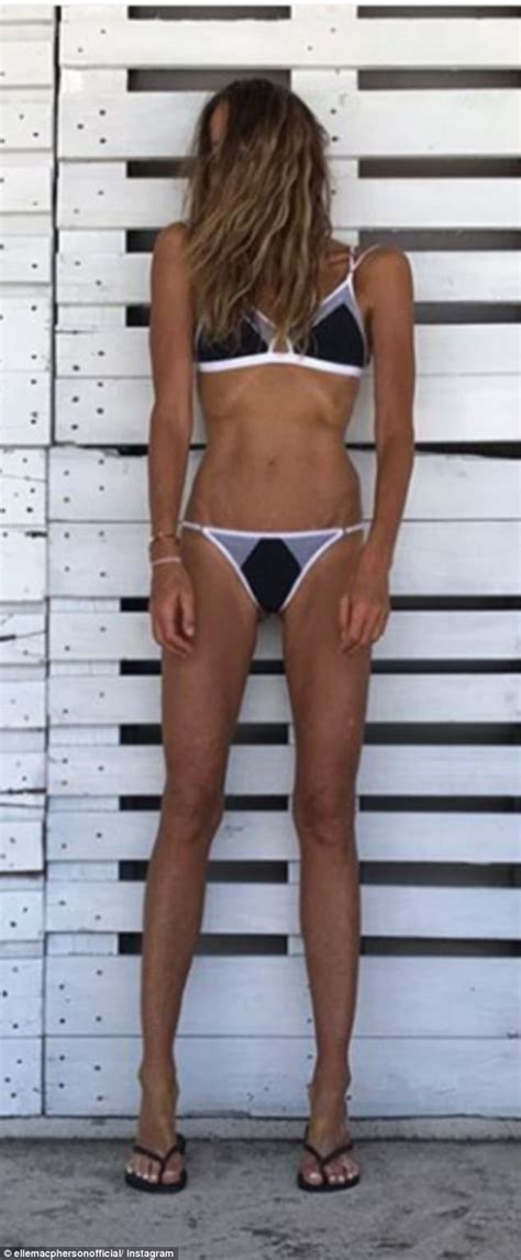 Elle Macpherson Flaunts Slender Frame In Bikini Daily Mail Online