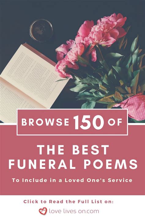 150 Best Funeral Poems For A Loved One Funeral Poems Funeral Quotes