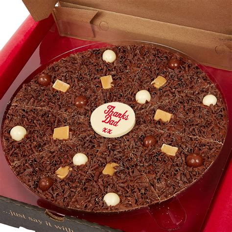 Chocolate tastes even better when its personalised with your name on it! Personalised Chocolate Pizzas | The Gourmet Chocolate Pizza Co