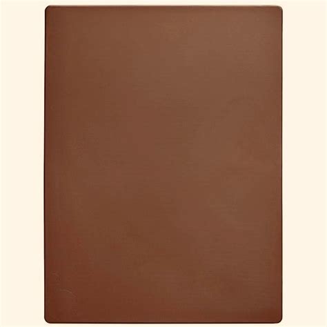 Brown Color Coded Cutting Board 20 X 15 X 12 Polyethylene Board