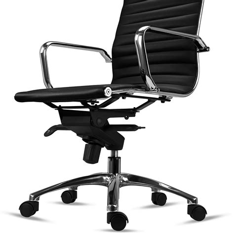 Chaise de bureau CHICAGO, Dossier Haut, en Cuir ...