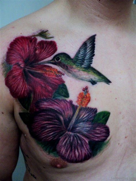 This is a beautiful and colorful hummingbird tattoo design with a watercolor effect that has been made on the wearer's legs. 40 Pretty Hummingbird Tattoos For Chest