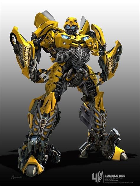 Bumblebee is a character from transformers. Age of Extinction Concept Art by Warren Manser ...