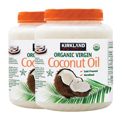 Buy 2x Kirkland Signature Organic Virgin Coconut Oil 248l Cold Pressed