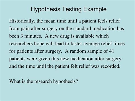 Ppt Hypothesis Testing Powerpoint Presentation Free Download Id