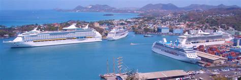 St Lucia Cruise Port Map College Map