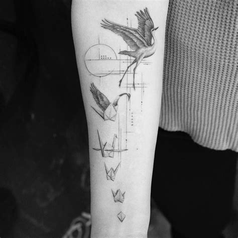 Check spelling or type a new query. trust the process Paper crane tattoo, origami | Crane ...