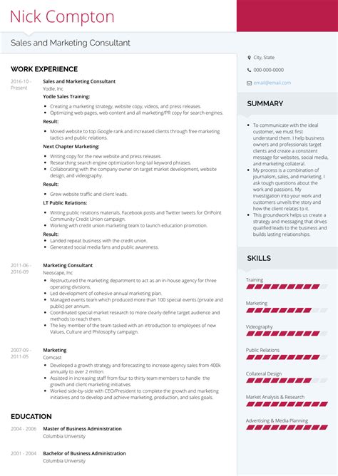 Looking for marketing intern resume samples? Sales & Marketing Executive - Resume Samples and Templates ...