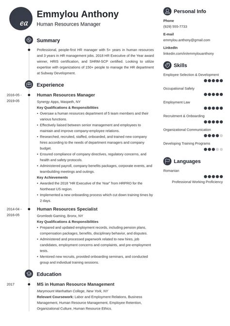 View the hr generalist resume samples and go through some sample resumes of human resources manager or human resources associate. hr manager resume example template primo in 2020 ...