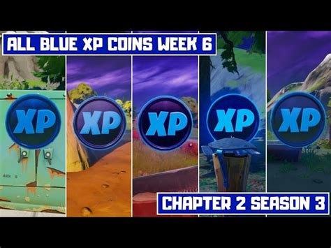 As you can see from the map above, you can. Fortnite Week 6 XP coins: All gold, purple, green and blue ...