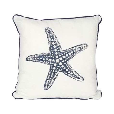 35cm Square Starfish Cushion The Nifty Nook