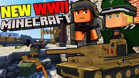 Epic New Minecraft World War 2 Battle Simulator Minecraft