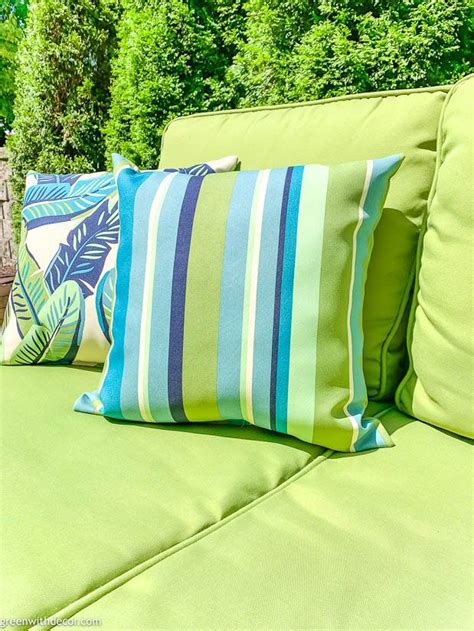 Easy Patio Updates For Summer Green With Decor