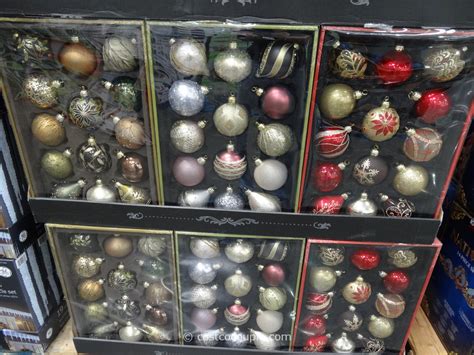 Hand Painted Glass Christmas Ornaments Set