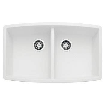 Talk about the best undermount kitchen sinks of 2021, i assemble some top and zuhne branded modena undermount kitchen sink is one of the trendiest kitchen sinks ever. Blanco 440071 Performa Silgranit II Double Bowl Kitchen ...