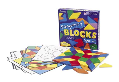 Learning Resources Parquetry Blocks And Card Set Mosaiksteine Karte
