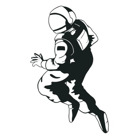 Pose De Astronauta Robusta Dibujada Descargar Pngsvg Transparente